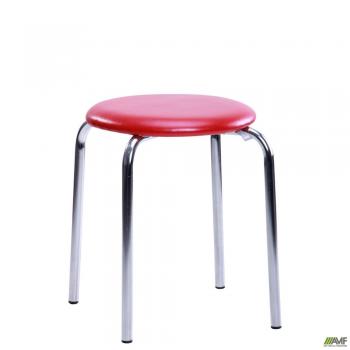 Уд_Табурет Софи хром Скаден красный со штрихкодом Е