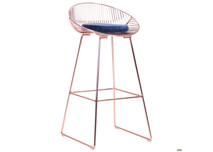 Барный стул Chik, rose gold, royal blue  1 — купить в PORTES.UA