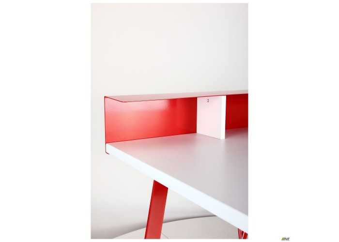  Компьютерный стол Mayakovsky красный/белый  6 — купить в PORTES.UA