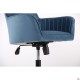 Крісло Аспен хром тканина Flox 85 синій із штрихкодом EAN