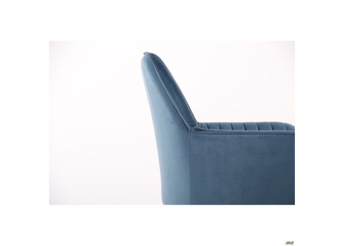  Кресло Аспен хром ткань Flox 85 синий со штрихкодом EAN  13 — купить в PORTES.UA