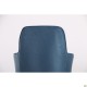 Крісло Аспен хром тканина Flox 85 синій із штрихкодом EAN
