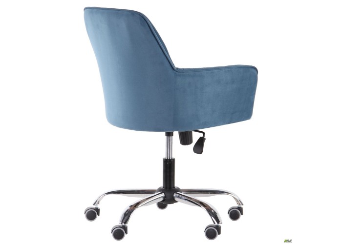  Крісло Аспен хром тканина Flox 85 синій із штрихкодом EAN  4 — замовити в PORTES.UA