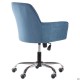 Кресло Аспен хром ткань Flox 85 синий со штрихкодом EAN