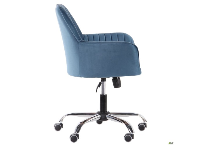  Крісло Аспен хром тканина Flox 85 синій із штрихкодом EAN  5 — замовити в PORTES.UA