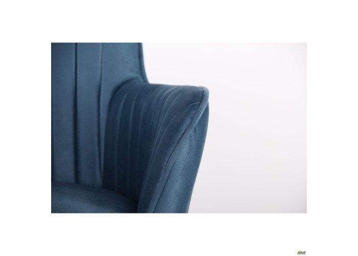  Крісло Аспен хром тканина Flox 85 синій із штрихкодом EAN  10 — замовити в PORTES.UA