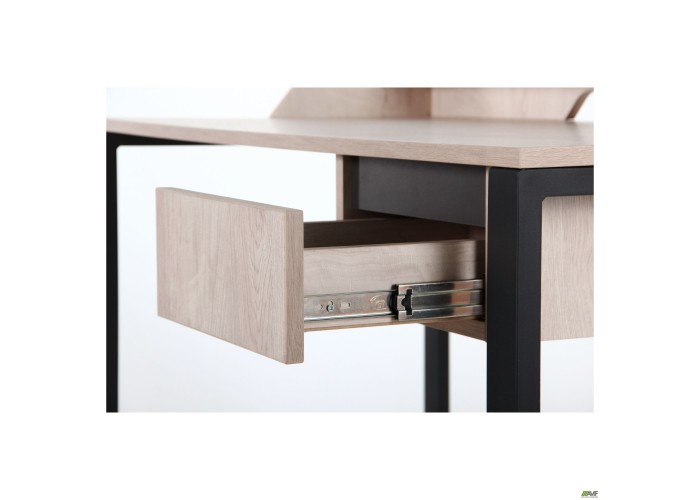  Стол компьютерный Pluto Top SH (1380х600х750) Дуб Эндгрейн/Черный графит  15 — купить в PORTES.UA