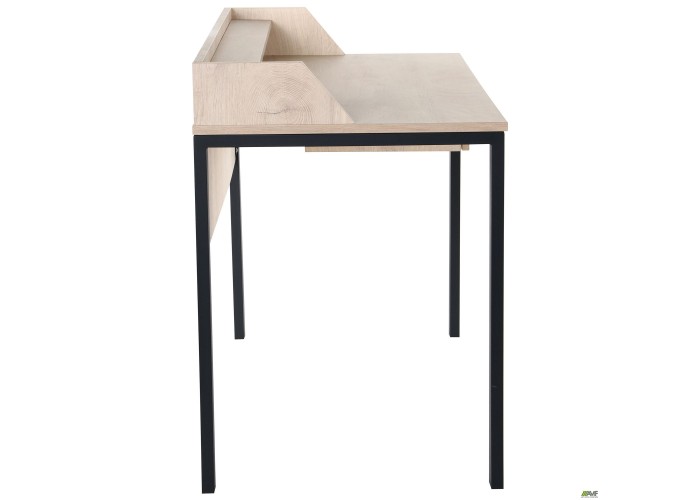  Стол компьютерный Pluto Top SH (1380х600х750) Дуб Эндгрейн/Черный графит  3 — купить в PORTES.UA