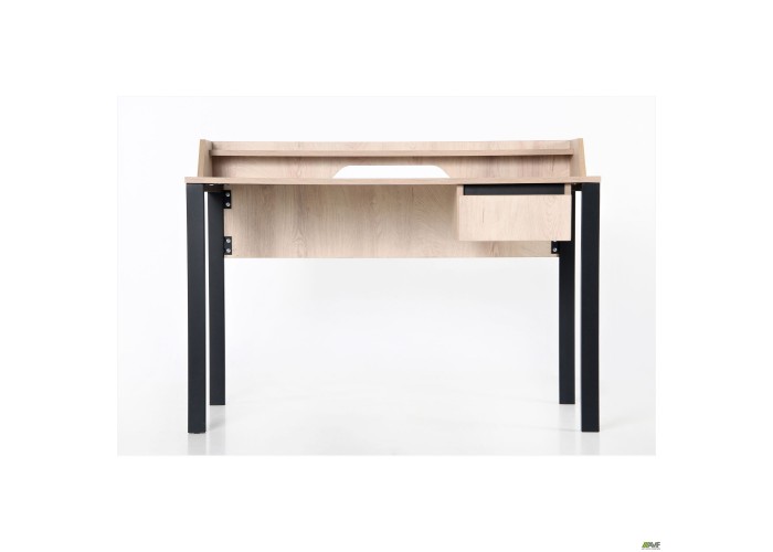  Стол компьютерный Pluto Top SH (1380х600х750) Дуб Эндгрейн/Черный графит  8 — купить в PORTES.UA