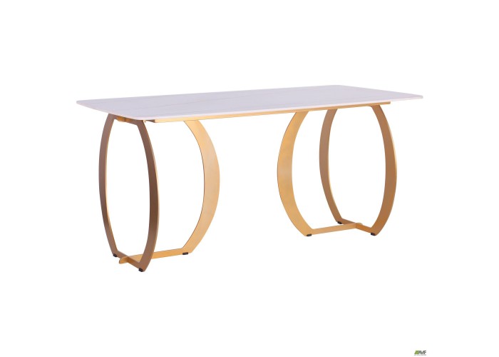  Стол обеденный Alexis gold/ceramics Lasa bianco  1 — купить в PORTES.UA