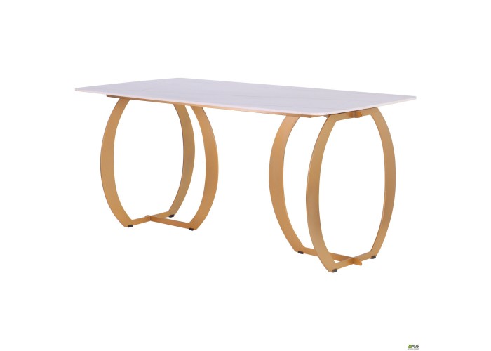  Стол обеденный Alexis gold/ceramics Lasa bianco  5 — купить в PORTES.UA