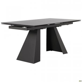 Стіл обідній розкладний Oscar basalt/сeramics Emperadoro gold