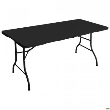 Стол складной Chrysler-F пластик черный