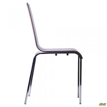 Стул Порто хром, темный орех