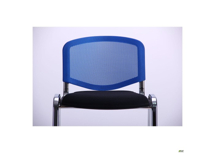  Стул Призма Веб хром сиденье Сетка черная/спинка Сетка синяя  6 — купить в PORTES.UA