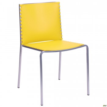 Стул Санта-Фе алюм пластик желтый