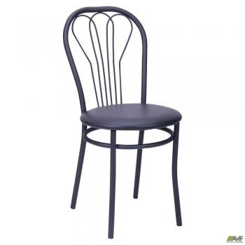 Стул Велес черный к/з бежевый