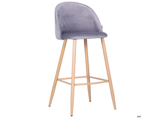  Барный стул Bellini бук/dark grey  1 — купить в PORTES.UA
