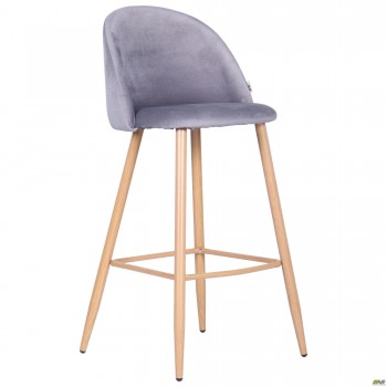 Барный стул Bellini бук/dark grey