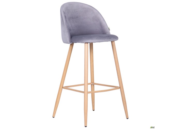  Барний стілець Bellini бук/dark grey  2 — замовити в PORTES.UA