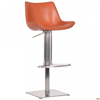 Барний стілець Carner, caramel leather