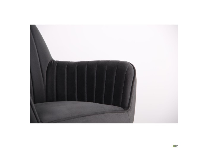  Крісло Аспен хром тканина Flox 95 сірий із штрихкодом EAN  17 — замовити в PORTES.UA