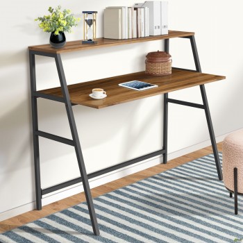 Стол Mont Blanc (1250х550х1027Н) черный/Дуб Ливорно