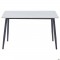 Стол обеденный Sherman бело-серый 110*70*75