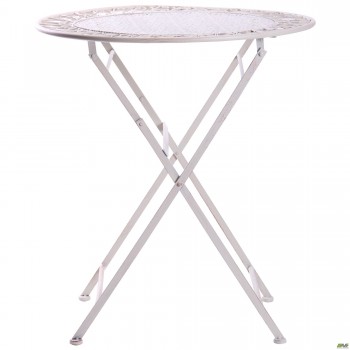 Стіл Тулон метал, вінтаж вайт