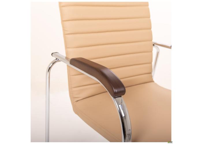  Стул Rumba хром орех Кожзам бежевый  6 — купить в PORTES.UA