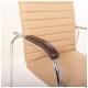 Стул Rumba хром орех Кожзам бежевый
