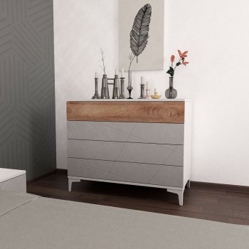 Комод Picassa Пепельный софт тач