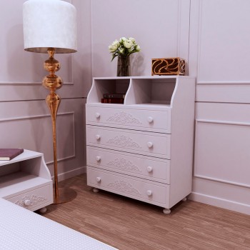 Art in head – Комод Amelie 80 Білий супермат