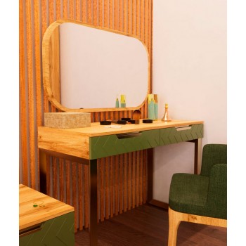 Меблі фабрики Art in head – Макіяжний стіл Swan Балі Зелений