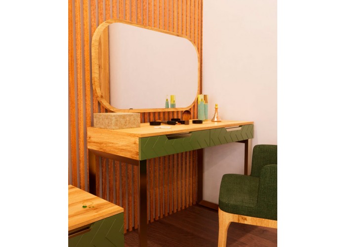  Макіяжний стіл Swan Балі Зелений  2 — замовити в PORTES.UA