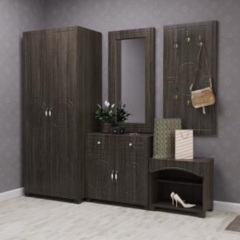 Шкаф 2 Bourbon Дуб Тобак