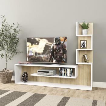 Тумба ТВ Light Дуб сонома и Белая аляска