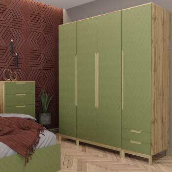 Пенал 2 Swan (правый) Бали Зеленый