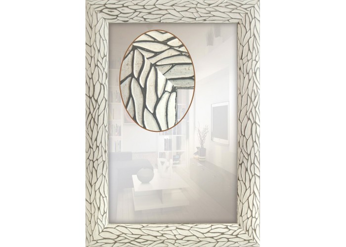  Дзеркало настінне в рамі для ванної, передпокою, спальні, салон краси  1 — замовити в PORTES.UA