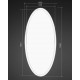 Овальне ростове дзеркало ЗР-1 чорно-біле 1300х600 мм