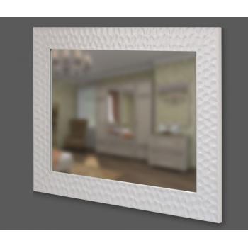 Зеркало настенное в белой раме