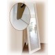 Напольное зеркало Italy White в белой раме 1650х400мм