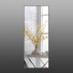 Зеркало настенное Alum Brown в полный рост в алюминиевой раме, коричневое