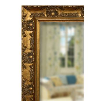 Напольное зеркало в полный рост в золотом цвете 1650х400 мм