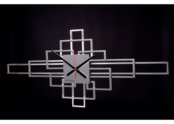 Дизайнерские часы Level — никель глянец  1 — купить в PORTES.UA