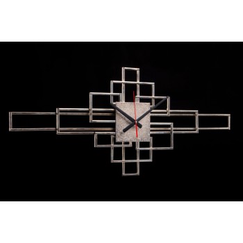 Дизайнерський годинник Level - нікель сатин
