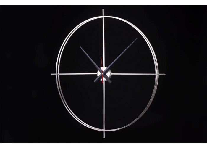  Дизайнерские часы Elegance — никель сатин  2 — купить в PORTES.UA