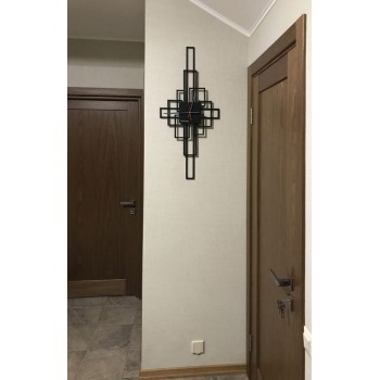 Дизайнерские часы Level — никель сатин