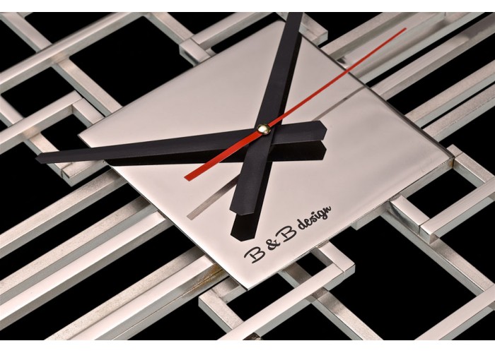  Дизайнерские часы Level — никель глянец  4 — купить в PORTES.UA