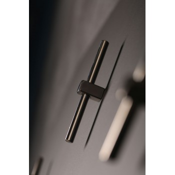 Дизайнерские часы Sticks — никель глянец